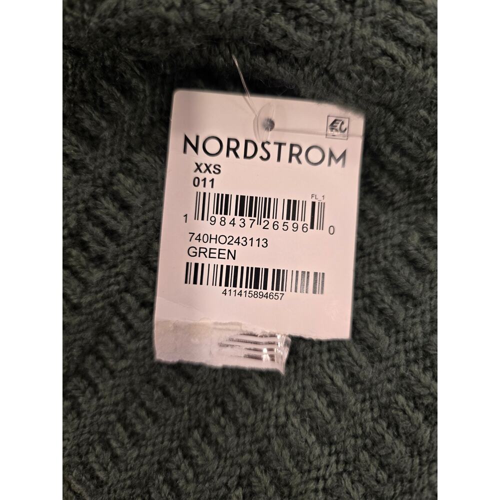L.A. Hearts Forrest Green Knitted Crop Sweater Size XXS NWT - Picture 7 of 8